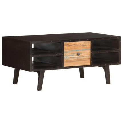 Table Basse 100X50X45 Cm Bois De Récupération Massif