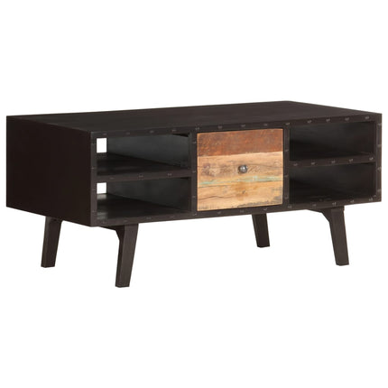 Table Basse 100X50X45 Cm Bois De Récupération Massif