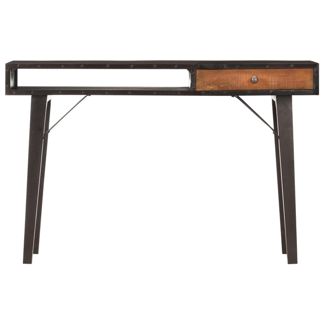 Table Console 118X35X76 Cm Bois De Récupération Massif