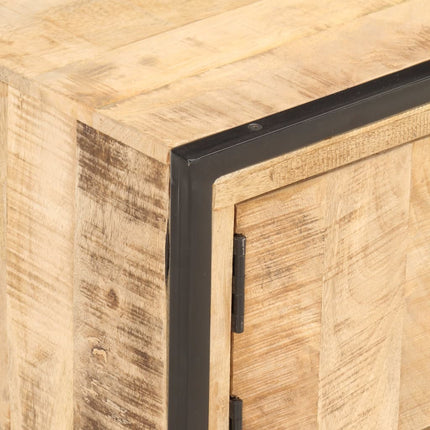 Meuble Tv 120X30X40 Cm Bois De Manguier Brut