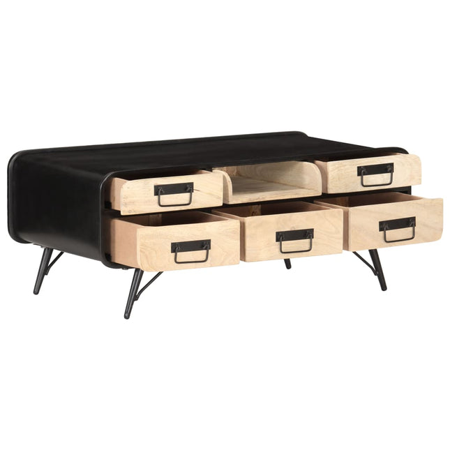 Table Basse 100X50X40 Cm Bois De Manguier Massif