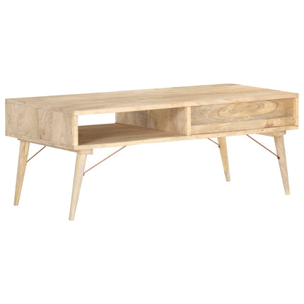 Table Basse 118X57X45 Cm Bois De Manguier Massif