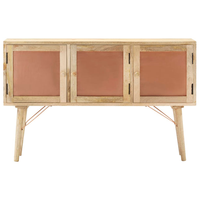Buffet 118X35X75 Cm Bois De Manguier Massif