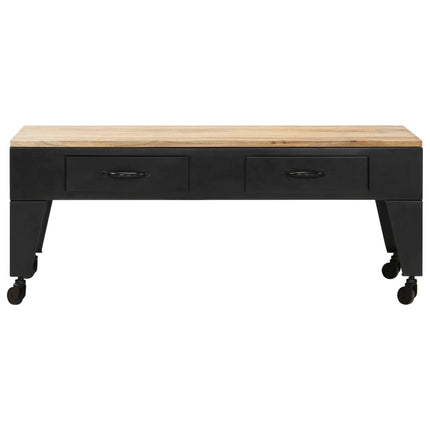 Table Basse 100X60X40 Cm Bois De Manguier Massif