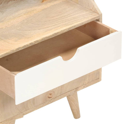 Table De Chevet 40X30X50 Cm Bois De Manguier Massif