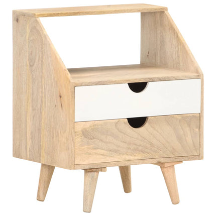 Table De Chevet 40X30X50 Cm Bois De Manguier Massif