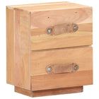 Table De Chevet 40 X 30 X 50 Cm Bois De Récupération Massif