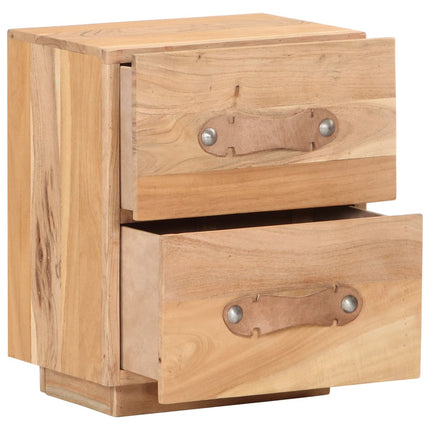 Table De Chevet 40 X 30 X 50 Cm Bois De Récupération Massif
