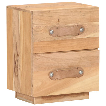 Table De Chevet 40 X 30 X 50 Cm Bois De Récupération Massif