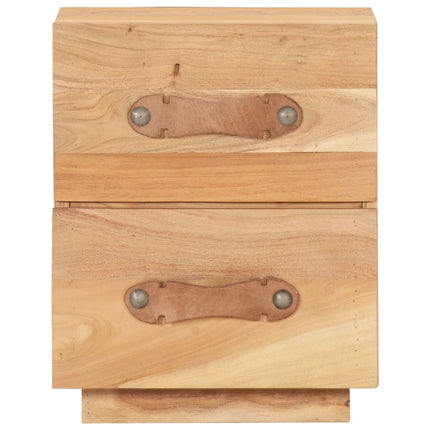 Table De Chevet 40 X 30 X 50 Cm Bois De Récupération Massif