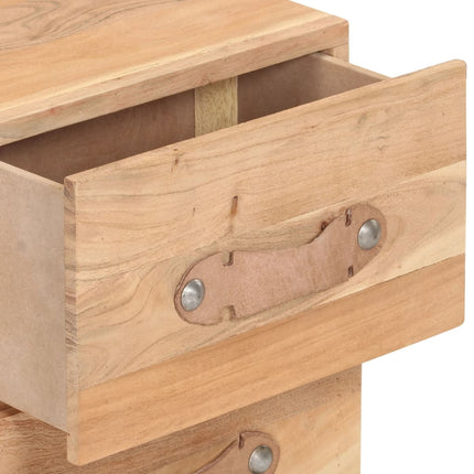 Table De Chevet 40 X 30 X 50 Cm Bois De Récupération Massif