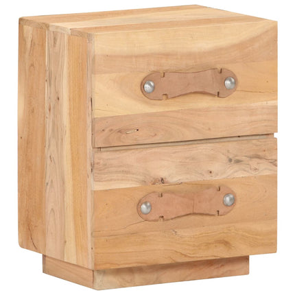 Table De Chevet 40 X 30 X 50 Cm Bois De Récupération Massif