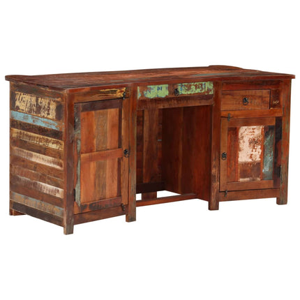 Bureau De Directeur 170X70X76 Cm Bois De Récupération Massif
