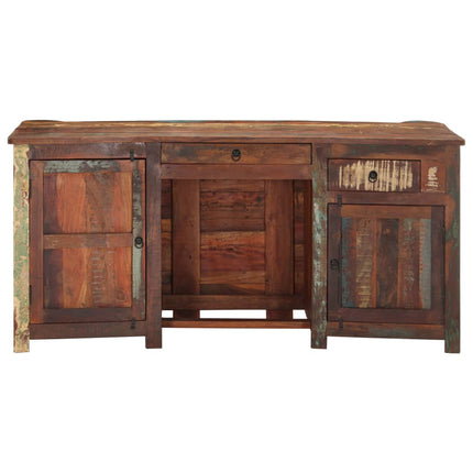 Bureau De Directeur 170X70X76 Cm Bois De Récupération Massif