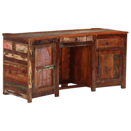 Bureau De Directeur 170X70X76 Cm Bois De Récupération Massif