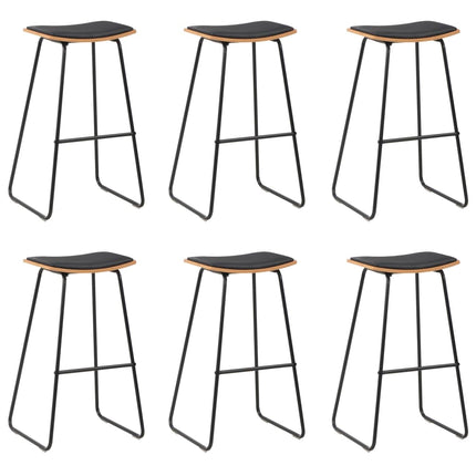 Tabourets De Bar Lot De 2 Noir Pinède Solide Et Acier