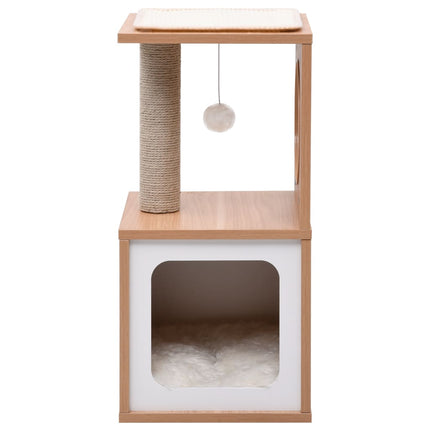 Arbre À Chat Avec Tapis À Gratter En Sisal 60 Cm