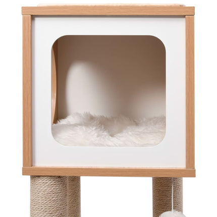 Arbre À Chat Avec Tapis À Gratter En Sisal 90 Cm