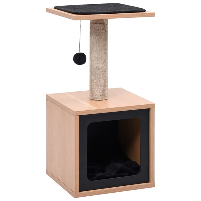 Arbre À Chat Avec Tapis À Gratter En Sisal 62 Cm