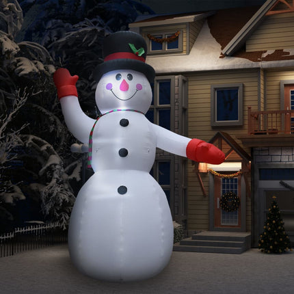 Bonhomme De Neige Gonflable De