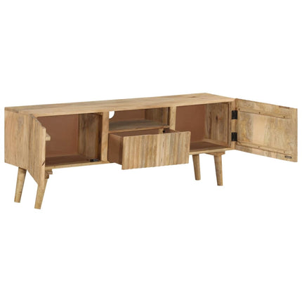 Meuble Tv 140X30X49 Cm Bois De Manguier Massif