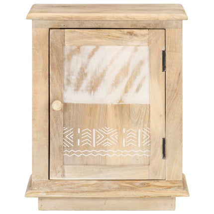 Table De Chevet 40X30X46 Cm Bois De Manguier Massif