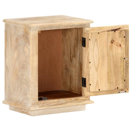 Table De Chevet 40X30X46 Cm Bois De Manguier Massif