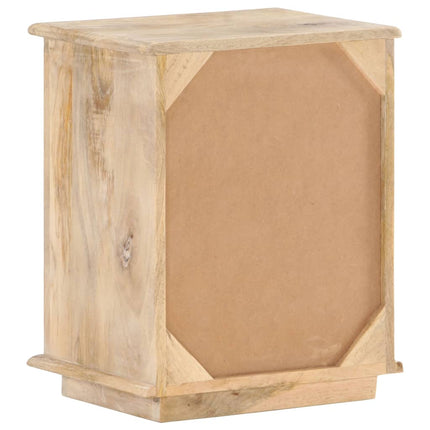 Table De Chevet 40X30X46 Cm Bois De Manguier Massif