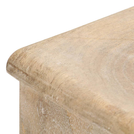 Table De Chevet 40X30X46 Cm Bois De Manguier Massif