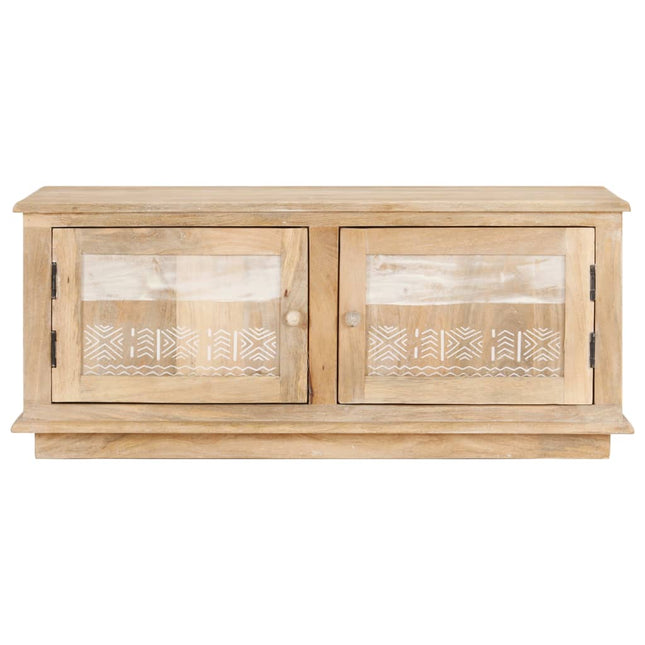 Table Basse 90X49X37 Cm Bois De Manguier Massif