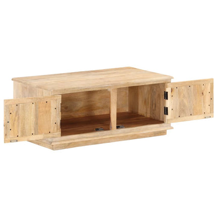 Table Basse 90X49X37 Cm Bois De Manguier Massif