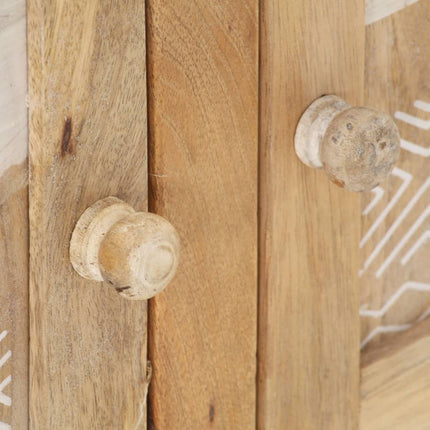 Table Basse 90X49X37 Cm Bois De Manguier Massif