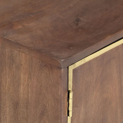 Meuble Tv 120X30X46 Cm Bois Massif De Manguier