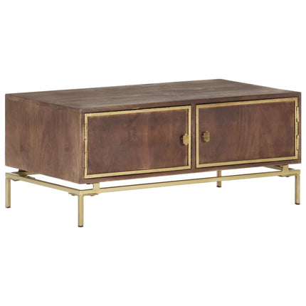 Table Basse 90X50X40 Cm Bois De Manguier Massif