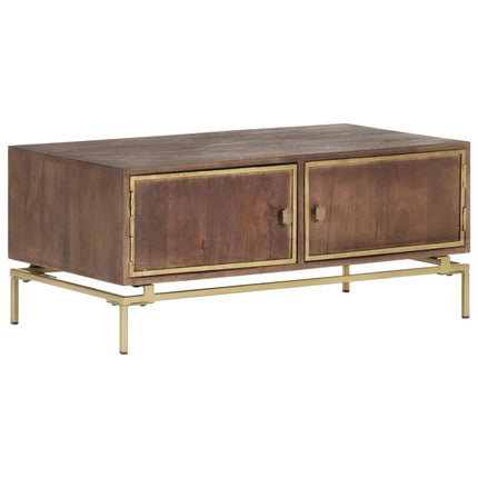 Table Basse 90X50X40 Cm Bois De Manguier Massif