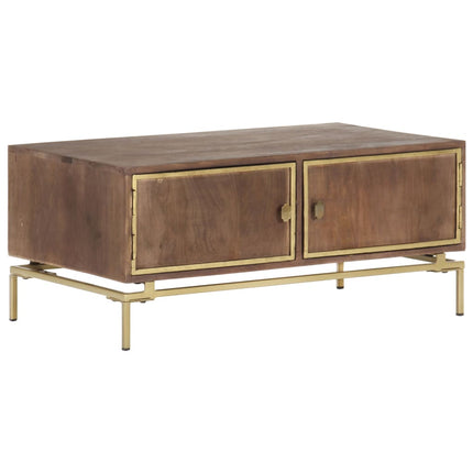 Table Basse 90X50X40 Cm Bois De Manguier Massif