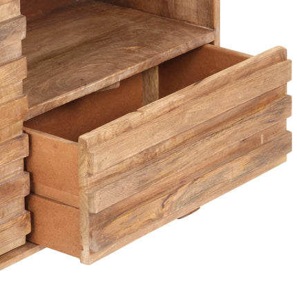 Meuble Tv 90X30X45 Cm Bois De Manguier Massif