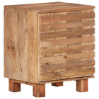 Table De Chevet 40X35X51 Cm Bois De Manguier Solide
