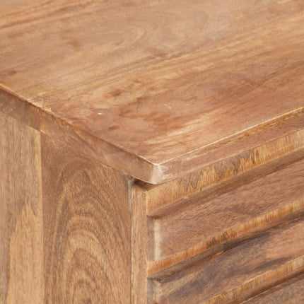 Table De Chevet 40X35X51 Cm Bois De Manguier Solide