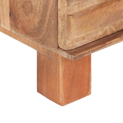 Table De Chevet 40X35X51 Cm Bois De Manguier Solide