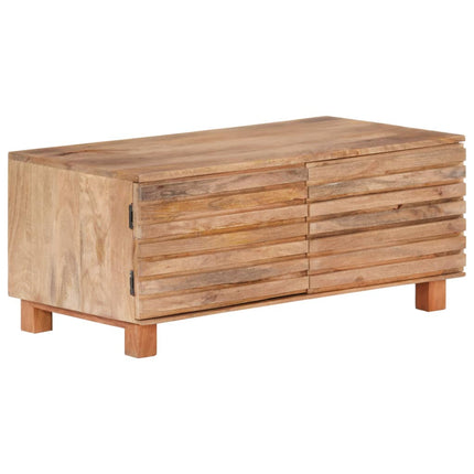 Table Basse 90X50X40 Cm Bois De Manguier Massif