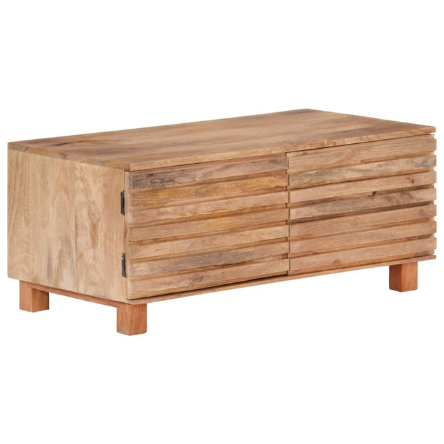 Table Basse 90X50X40 Cm Bois De Manguier Massif