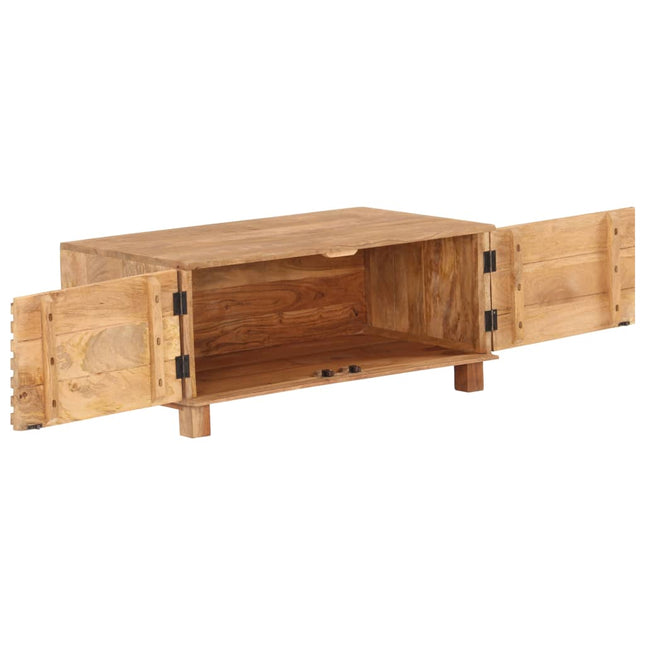 Table Basse 90X50X40 Cm Bois De Manguier Massif