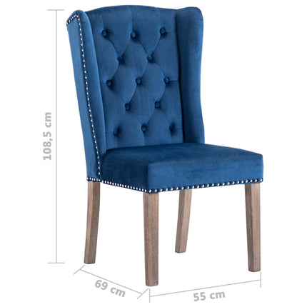 Chaise De Salle À Manger Velours