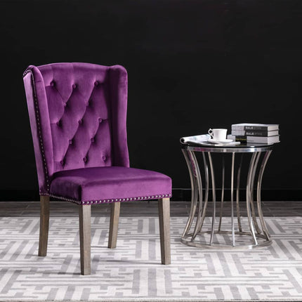 Chaise De Salle À Manger Velours