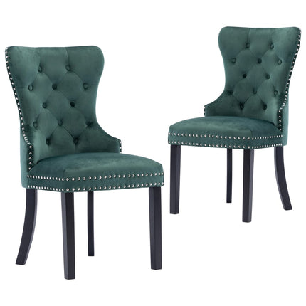Chaises À Manger Lot De 2 Velours