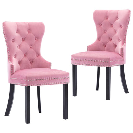 Chaises À Manger Lot De 2 Velours