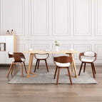 marron foncé et blanc / 4