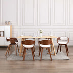 marron foncé et blanc / 6