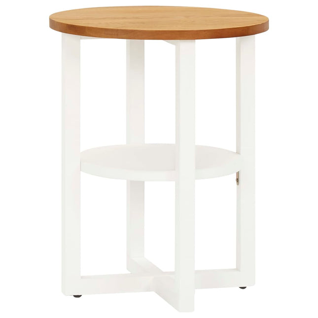 Table D'appoint 40 X 50 Cm Bois De Chêne Massif